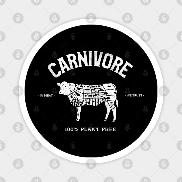 Carnivore 100% Plant Free Magnet by kroegerjoy